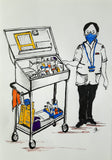 Hospital Print - The Pill Trolly