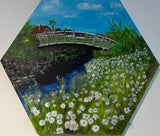 Around Belmullet - Hexagons Curlew Hill,  Footbridge and Daisies, Belmullet Docks (after a few pints)