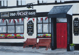 Original Watercolour - Anchor Bar Killaloe
