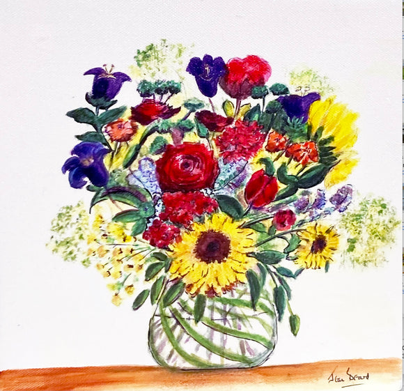 Canvas Prints -  Happy Flowers 8x8
